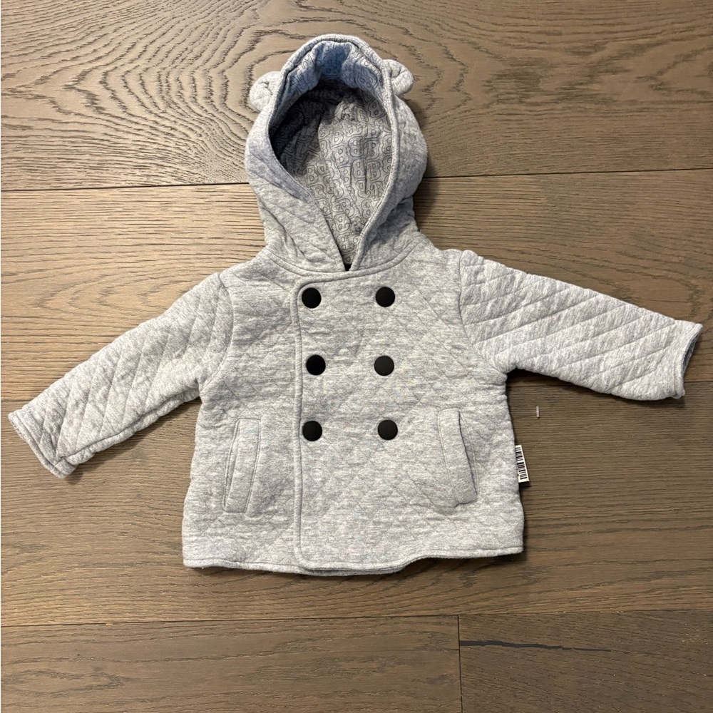 Ted baker baby gray waffle cardigan neural gender 3-6M NWT